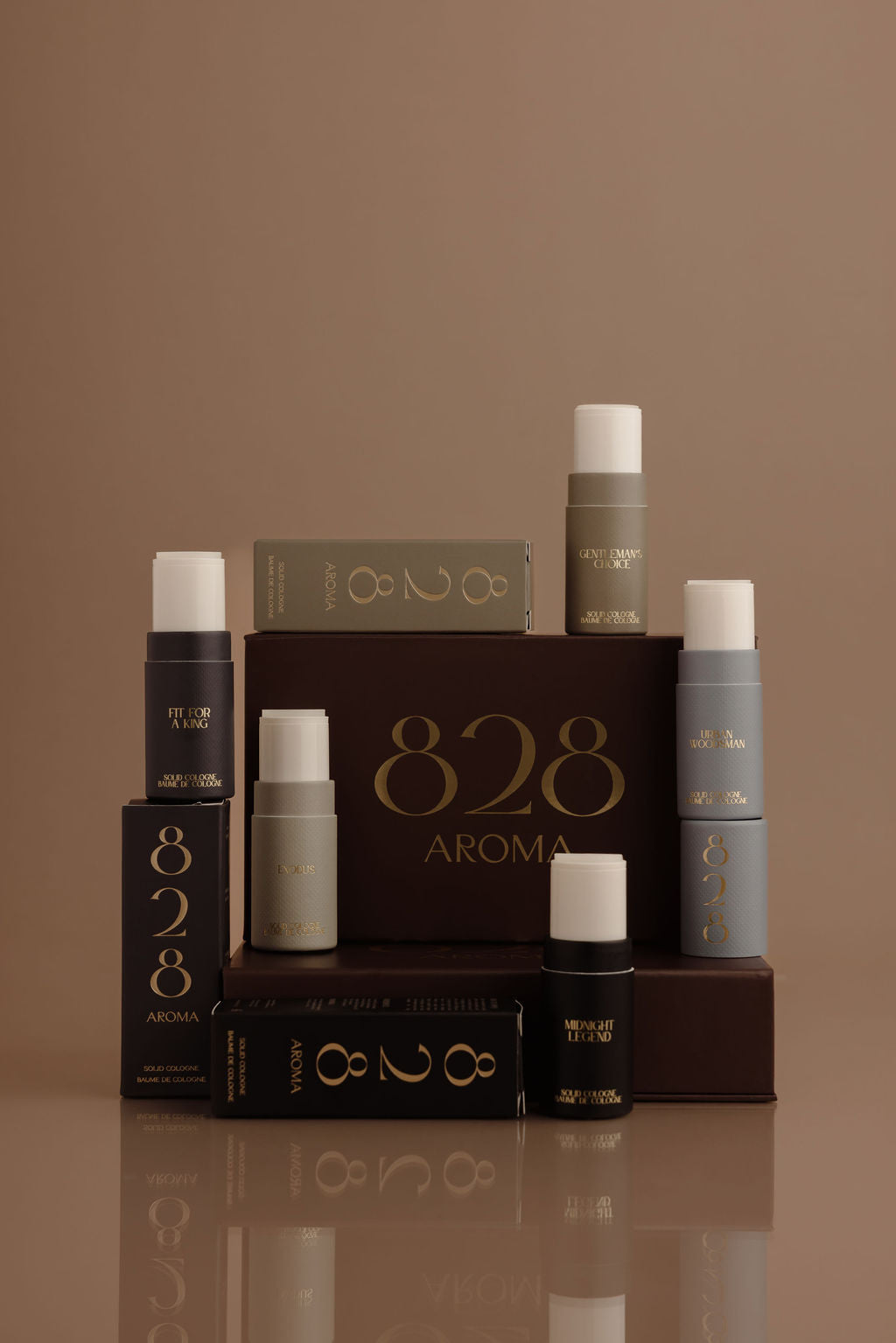 Premium Solid Cologne Collection Box – 828 Aroma
